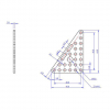 Треугольная пластина из анодированного алюминия Triangle Plate 6*8 (Pair) - «globural.ru» - Нерюнгри