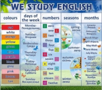 Стенд "We study english" - «globural.ru» - Нерюнгри