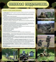 Стенд "Огневая подготовка" (вариант 2) - «globural.ru» - Нерюнгри