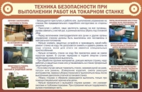Стенд "ТБ при выполнении работ на токарном станке" - «globural.ru» - Нерюнгри