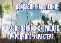 Комплект плакатов "Действия населения в ЧС природного характера" - «globural.ru» - Нерюнгри