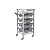 Тележка 1-секционная для учебных наборов и цифровых лабораторных комплексов SenseDisc - «globural.ru» - Нерюнгри