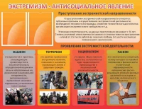 Стенд "Экстремизм-антисоциальное явление" - «globural.ru» - Нерюнгри