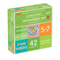 Комплект игровых динамических раздаточных пособий "Карусель". Окружающий мир. 5-7 лет - «globural.ru» - Нерюнгри