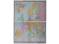 Учебная карта "Европа 1924-1939 гг" 1050*1420 мм (матовое, 2-стороннее лам.) - «globural.ru» - Нерюнгри