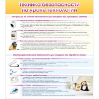 Стенд "Техника безопасности на уроке технологии" - «globural.ru» - Нерюнгри