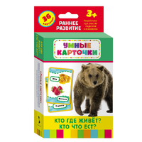 Карточки Домана "Кто где живет, кто что ест" - «globural.ru» - Нерюнгри