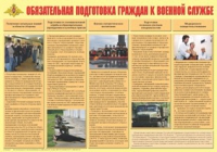 Плакат "Обязательная подготовка граждан к военной службе" - «globural.ru» - Нерюнгри