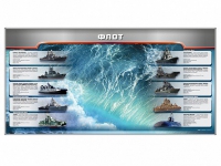 Магнитное панно "Флот" с комплектом тематических магнитов - «globural.ru» - Нерюнгри