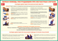 Таблица Порядок действий при внезапной смерти 1000*1400 винил - «globural.ru» - Нерюнгри