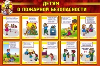 Стенд "Детям о пожарной безопасности" - «globural.ru» - Нерюнгри