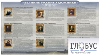 Стенд "Великие русские художники" - «globural.ru» - Нерюнгри