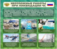 Стенд "Неотложные работы при ликвидации ЧС" - «globural.ru» - Нерюнгри
