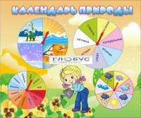 Стенд "Календарь природы" (вариант 1) - «globural.ru» - Нерюнгри