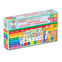 Развивающий тренажёр "Разноцветные окошки" 3-5 лет. Дополнительный набор карточек к базовому комплекту - «globural.ru» - Нерюнгри