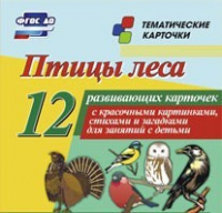 Тематические карточки "Птицы леса" - «globural.ru» - Нерюнгри