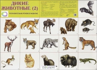 Раздаточные карточки "Дикие животные" часть 2 - «globural.ru» - Нерюнгри