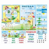 Стенд "Погода" с карманами для вставок - «globural.ru» - Нерюнгри