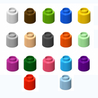  Элемент конструктора одиночный одноцветный Color Blocks 100 штук - «globural.ru» - Нерюнгри