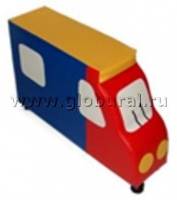 Напольная мягкая игрушка "Грузовик" каталка - «globural.ru» - Нерюнгри