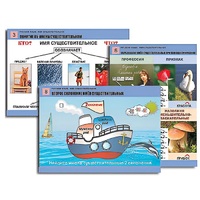 Комплект таблиц для начальной школы "Русский язык. Имя существительное" - «globural.ru» - Нерюнгри