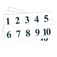 Набор цифр от 1 до 10 (для начальной школы) - «globural.ru» - Нерюнгри