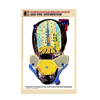 Рельефная таблица "Долька печени. Макро-микростроение" (формат А1, матовое ламинир.) - «globural.ru» - Нерюнгри