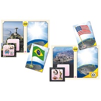 Настольно-печатная игра "Флаги стран мира 2. Азия, Африка, Австралия, Америка" - «globural.ru» - Нерюнгри