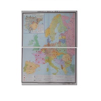 Учебная карта "Европа 1924-1939 гг" 1050*1420 мм (матовое, 2-стороннее лам.) - «globural.ru» - Нерюнгри