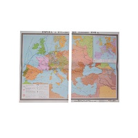 Учебная карта "Европа в 16 - первой половине 17 в.в." 1030*1420 мм (матовое, 2-стороннее лам.) - «globural.ru» - Нерюнгри