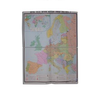 Учебная карта "Европа после 1-ой мировой войны" 1400*1060 мм (матовое, 2-стороннее лам.) - «globural.ru» - Нерюнгри