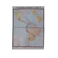 Учебная карта "Образование независимых государств в Латинской Америке" 1030*1420 мм (матовое, 2-стороннее лам.) - «globural.ru» - Нерюнгри