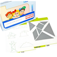 Игровой набор "Танграм" (с комплектом карточек) - «globural.ru» - Нерюнгри