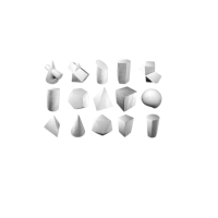 Комплект гипсовых моделей геометрических тел  - «globural.ru» - Нерюнгри