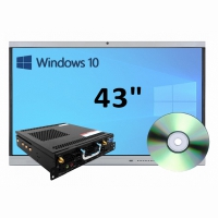 Интерактивная панель 43" (встроенный ПК, Win10) - «globural.ru» - Нерюнгри