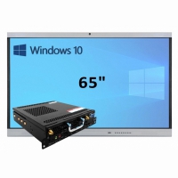 Интерактивная панель 65" (встроенный ПК Win10, Intel i5) - «globural.ru» - Нерюнгри