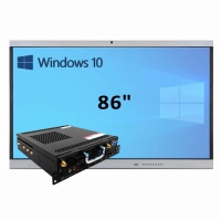 Интерактивная панель 86" (встроенный ПК Win10, Intel i5) - «globural.ru» - Нерюнгри