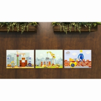 Комплект настенных панелей «Стройка» - «globural.ru» - Нерюнгри