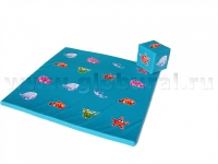 Игровой детский мат «Море» с кубиком (ВИК) - «globural.ru» - Нерюнгри