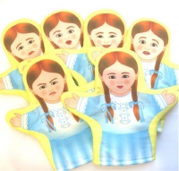 Набор кукол - рукавичек  "Эмоции. Девочки" - «globural.ru» - Нерюнгри
