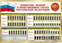 Стенд "Воинские звания в вооруженных силах российской федерации" - «globural.ru» - Нерюнгри