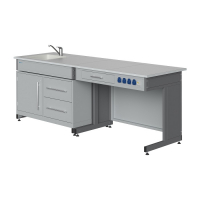 Стол демонстрационный (с раковиной, подводкой и отведением воды, сантехникой, электрическими розетками, автоматами аварийного отключения тока) - «globural.ru» - Нерюнгри