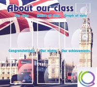 Стенд "About our class" - «globural.ru» - Нерюнгри