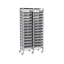 Стеллаж мобильный 2-х секционный для учебных наборов и цифровых лабораторных комплексов SenseDisc - «globural.ru» - Нерюнгри