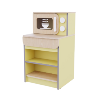 Модуль с микроволновкой из коллекции «НЕГА» (желтый) - «globural.ru» - Нерюнгри