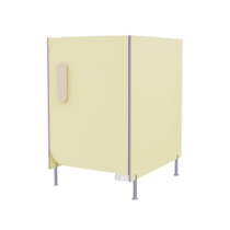 Гигиеническая кабинка из коллекции «НЕГА» (цвет желтый) - «globural.ru» - Нерюнгри