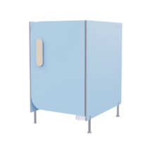 Гигиеническая кабинка из коллекции «НЕГА» (цвет голубой) - «globural.ru» - Нерюнгри