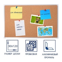 Доска пробковая 1200х900 - «globural.ru» - Нерюнгри