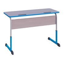 Парта двухместная Smarty Key с полиуретановой кромкой регулируемая по высоте - «globural.ru» - Нерюнгри