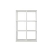 Стеллаж 6 секций цвет белый - «globural.ru» - Нерюнгри